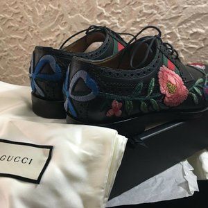 GUCCI SPIRIT/ NS GROSS GRAIN PESANTE NERO/V.R.V. MENS SHOES